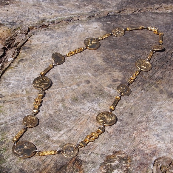 Les Bernard Jewelry - Rare! Les Bernard Greek Drachma Necklace